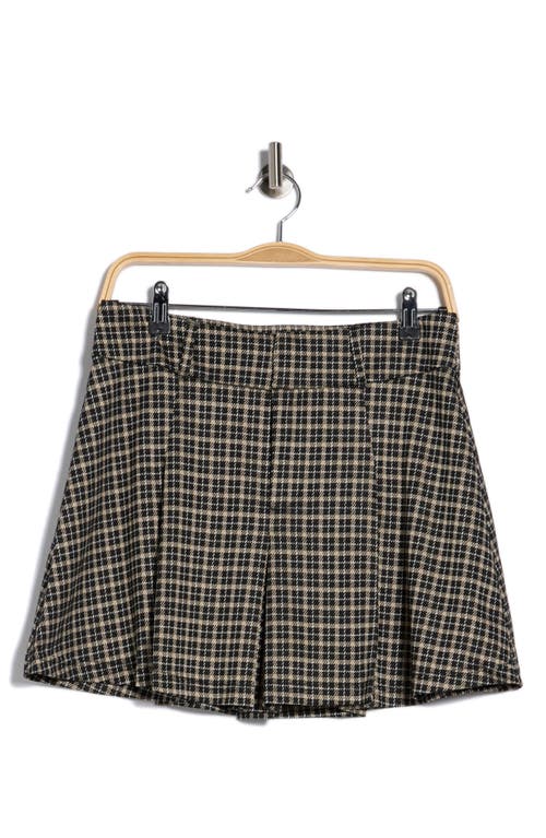 Sanctuary Check Pleated Skirt In Pattern