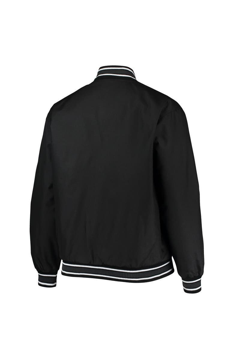 JH DESIGN Women's JH Design  Black Philadelphia Eagles Plus Size Full-Snap Jacket, Alternate, color, 