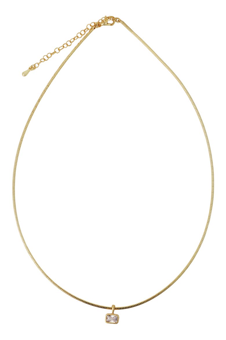 Crystal Collar Necklace, Main, color, GOLD