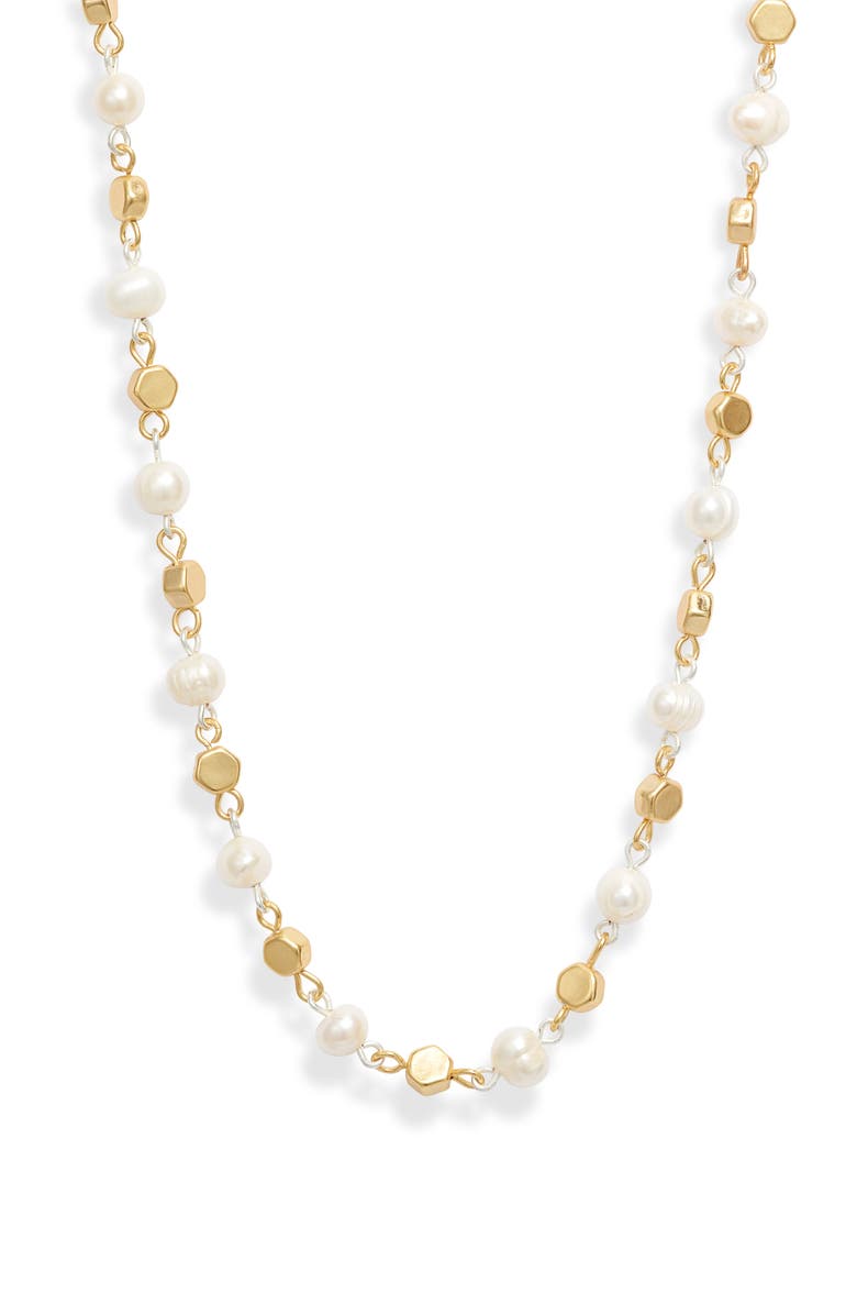 Karine Sultan Confetti Long Freshwater Pearl Necklace, Alternate, color, 