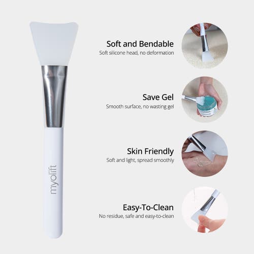 7e Wellness Silicone Brush Applicator For Skincare