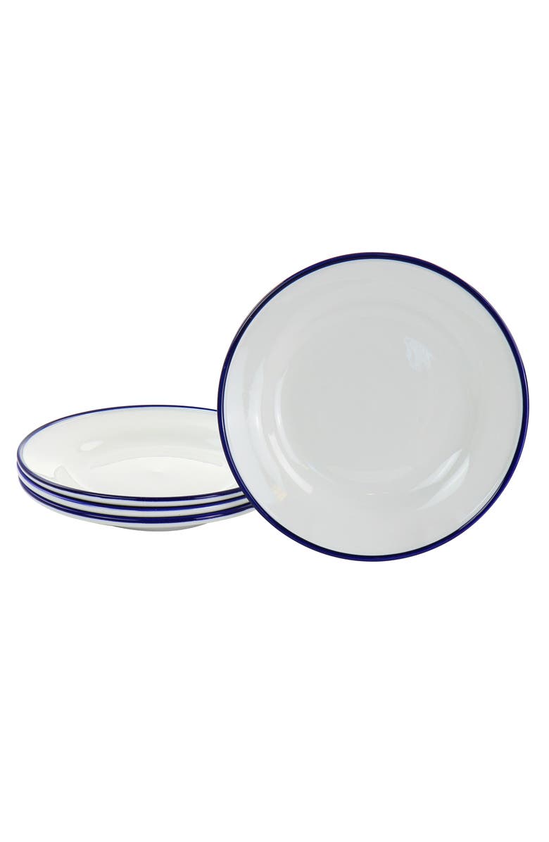 MARTHA STEWART Fine Ceramic 16 piece Dinnerware Set, Alternate, color, White