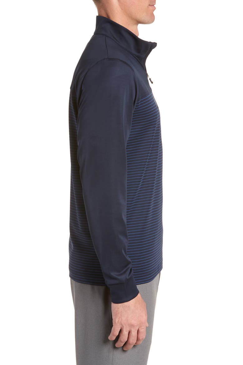 Traverse Stripe Quarter Zip Pullover, Alternate, color, LIBERTY NAVY