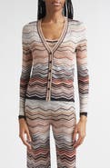 Missoni Zigzag Lamé Cardigan