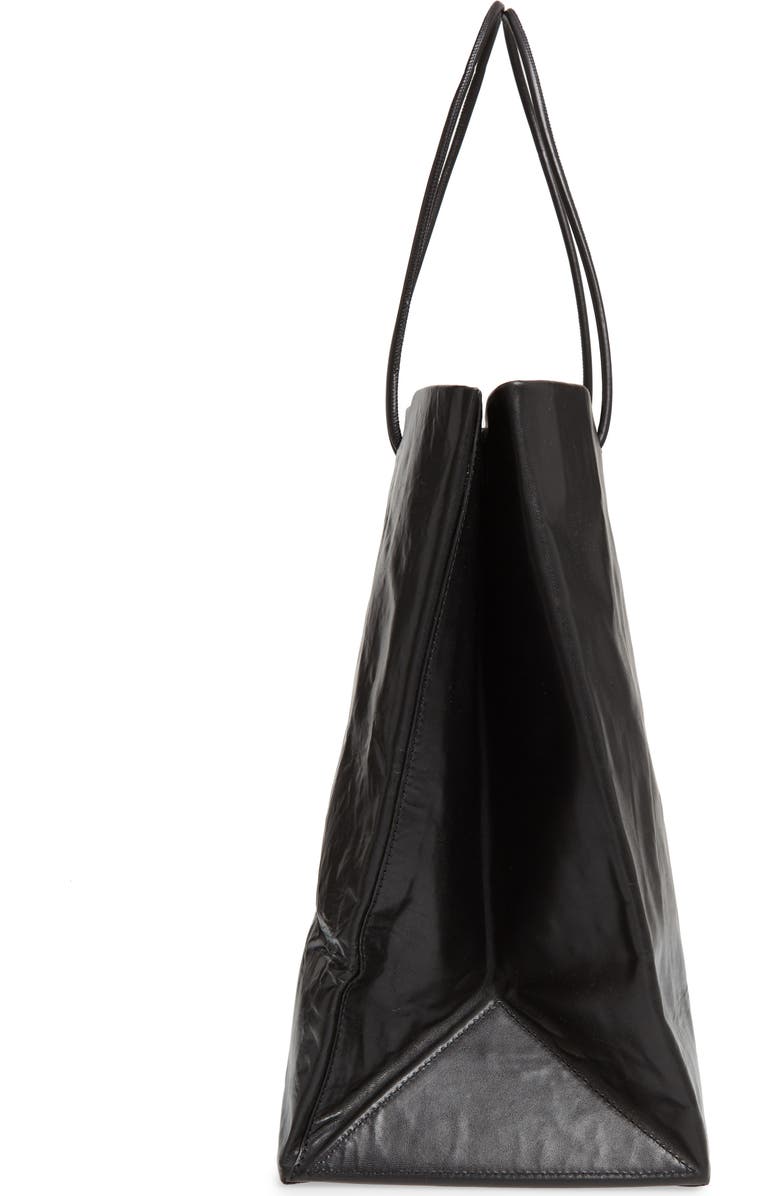 Medea Venti Busted Calfskin Leather Tote, Alternate, color,