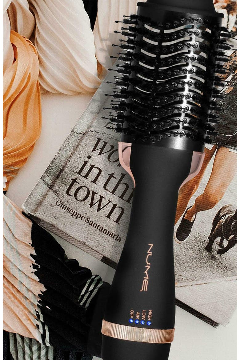 Aero Blow Dryer Brush 3-inch Volumizing Hot Air Brush, Alternate, color, Black