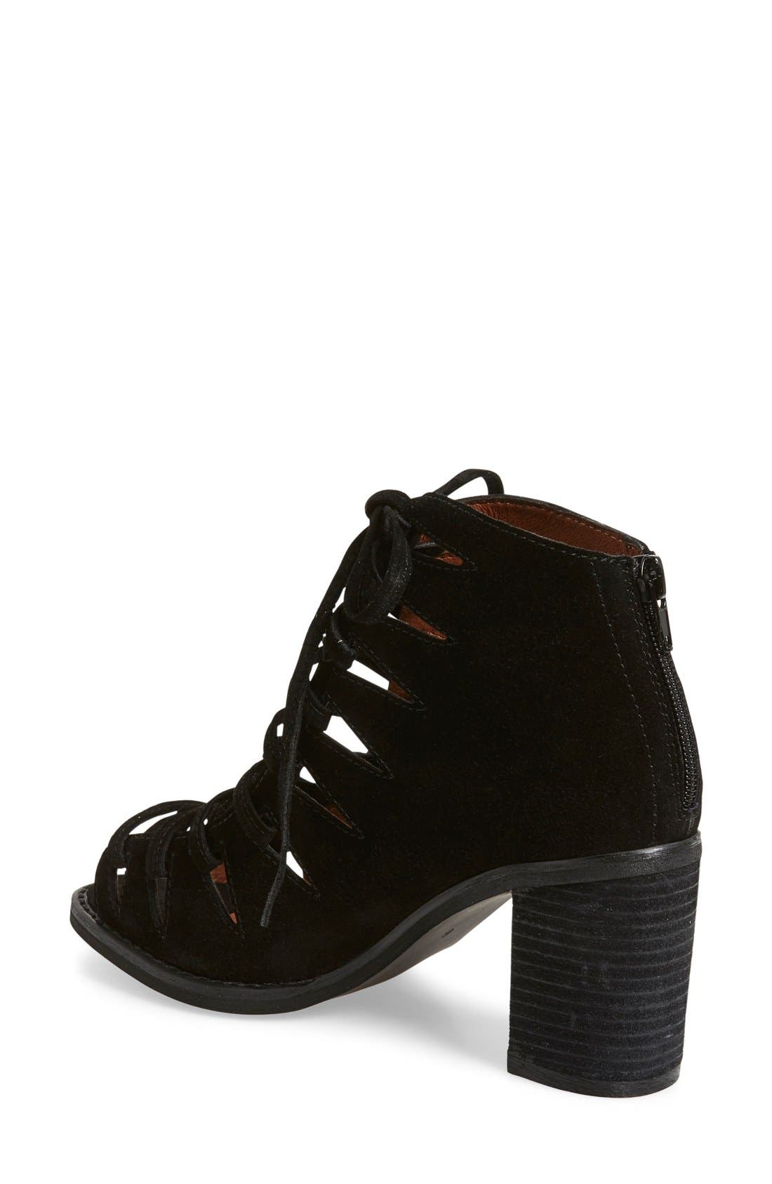 Jeffrey Campbell 'Corwin' Open Toe Bootie, Alternate, color, 