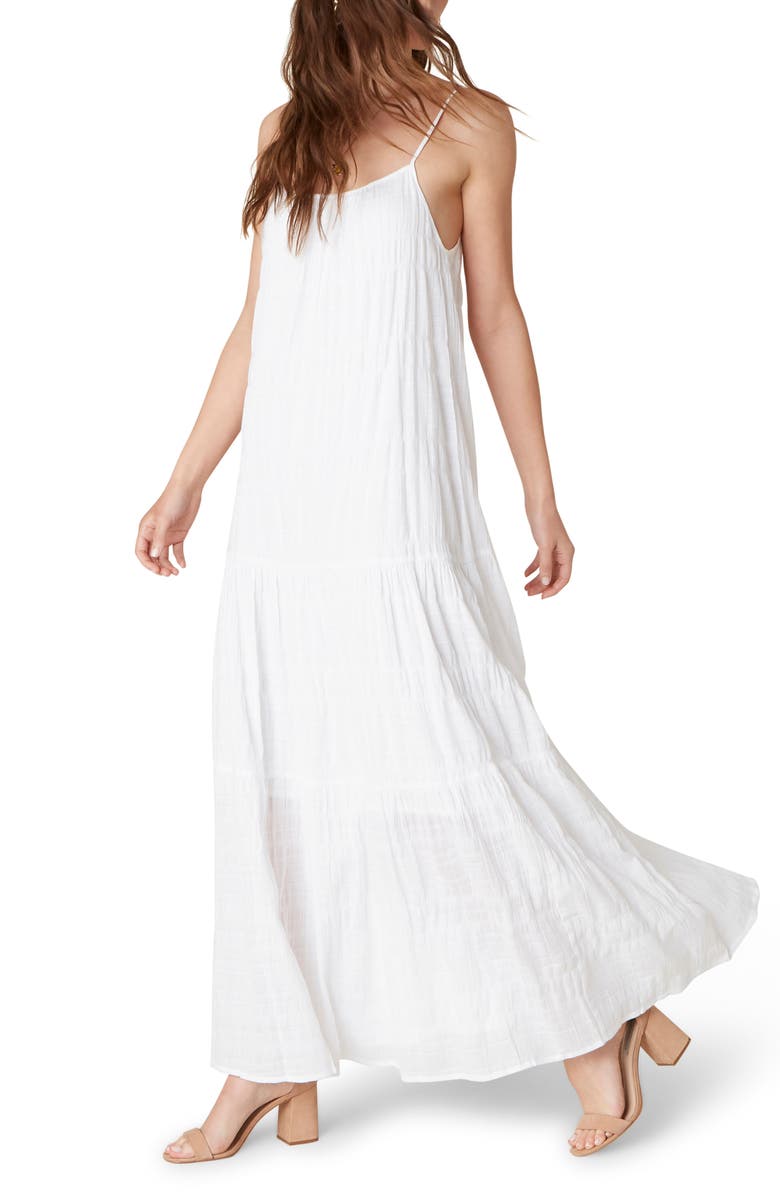 BB Dakota by Steve Madden Tiered Voile Maxi Dress, Alternate, color, 
