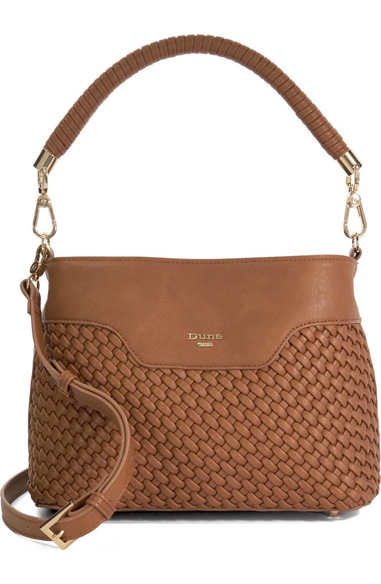 Dune London Dinidelphie Faux Leather Top Handle Bag, Main, color,
