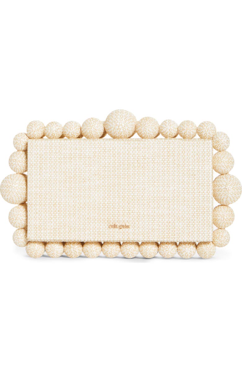 Cult Gaia Eos Beaded Box Clutch, Main, color,