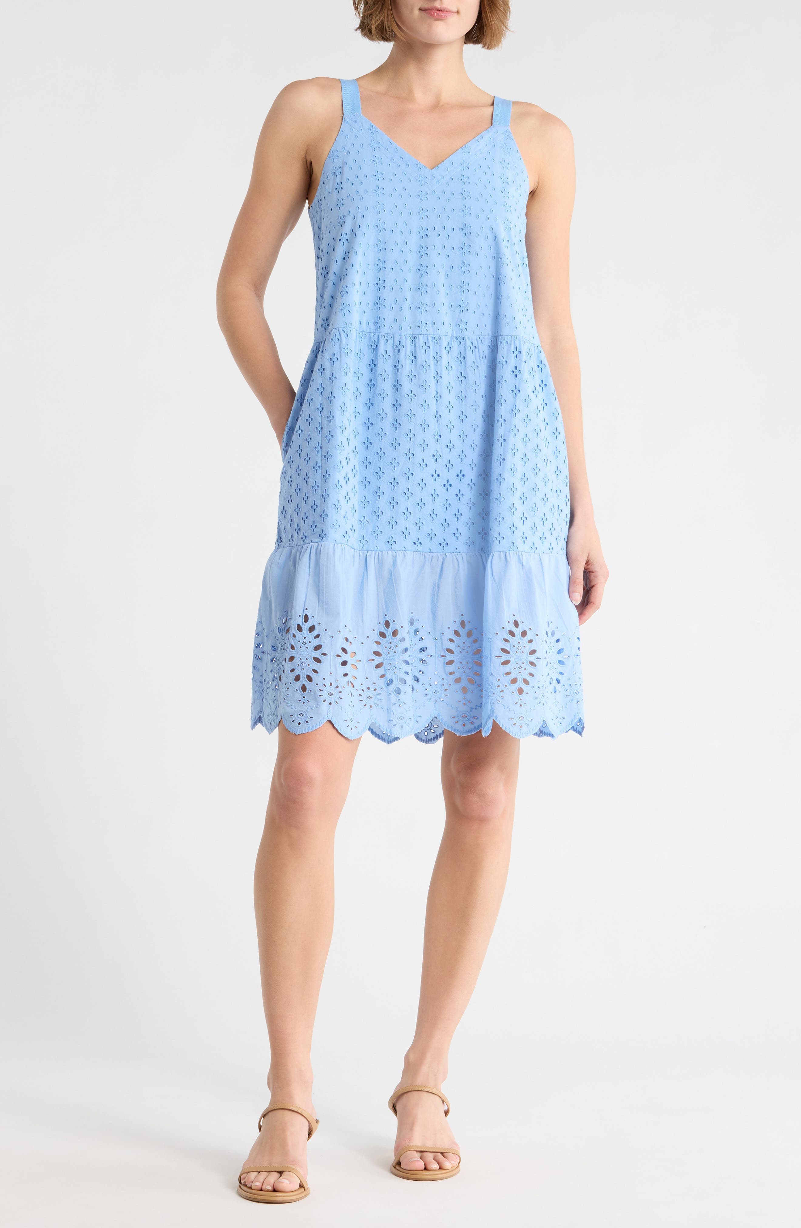 Splendid Napa Cotton Eyelet Sundress