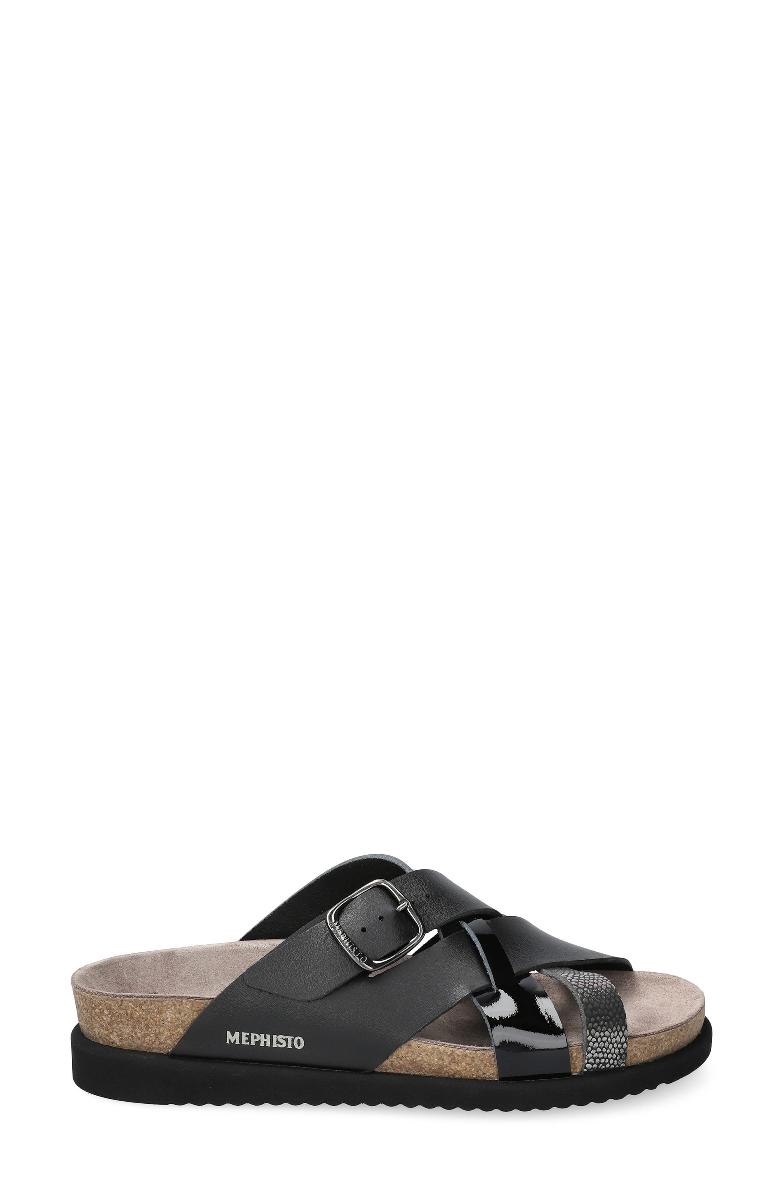 Mephisto Hida Slide Sandal, Alternate, color, Grey