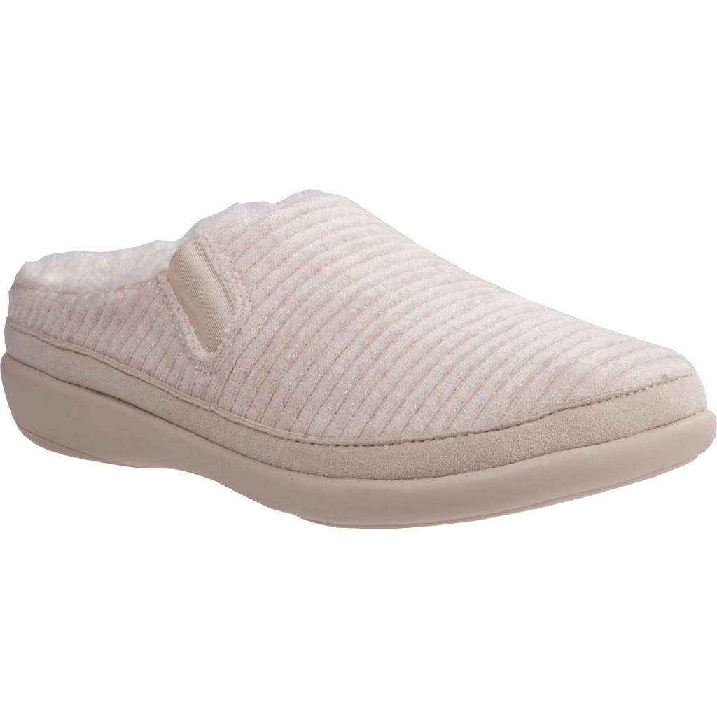 Revitalign Apres Faux Fur Lined Slipper In Neutral