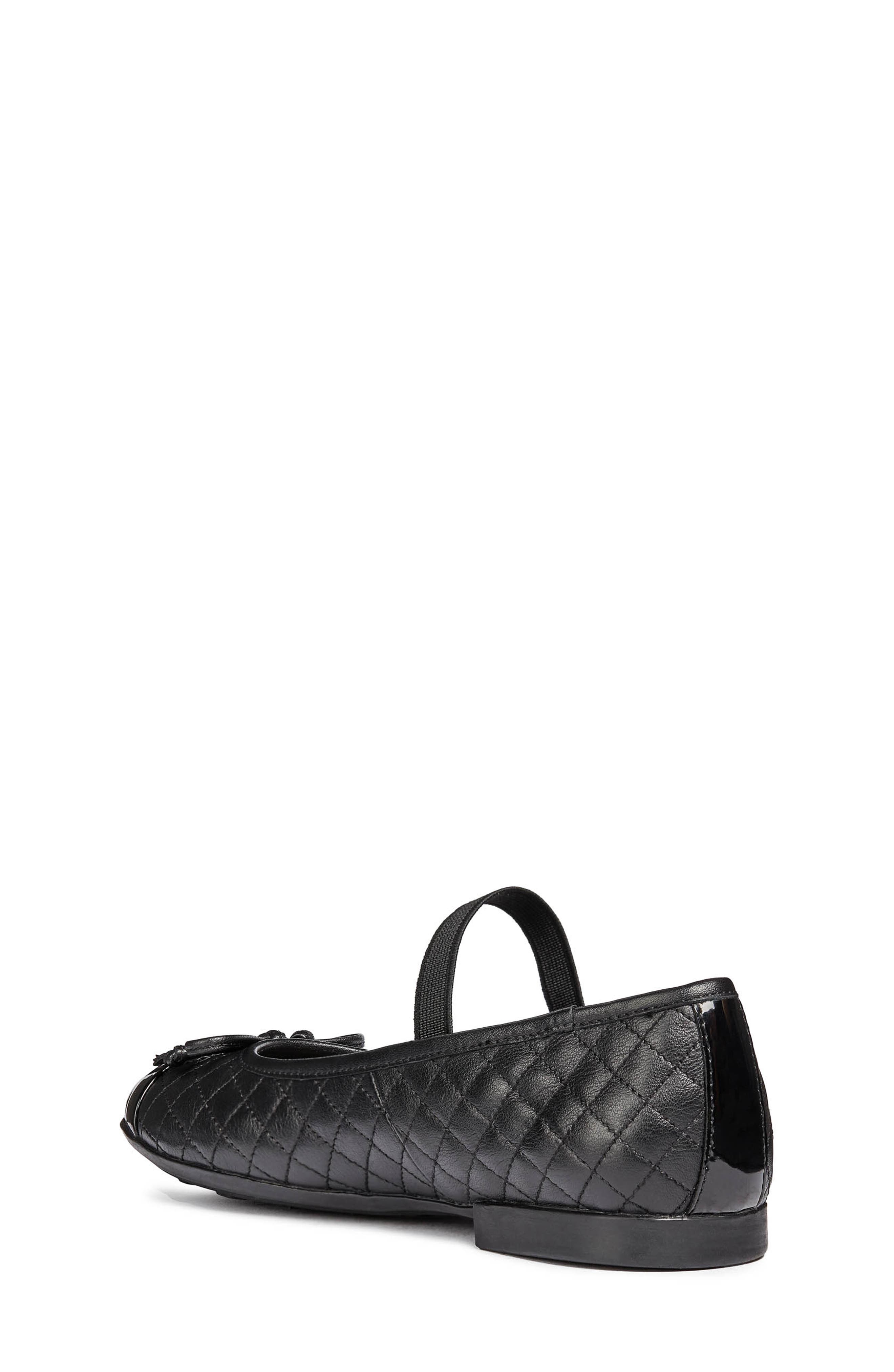 Geox Plie Mary Jane Flat, Alternate, color, Dark Black