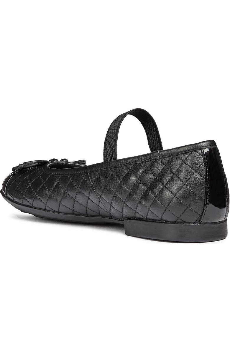 Geox Plie Mary Jane Flat, Alternate, color, Dark Black