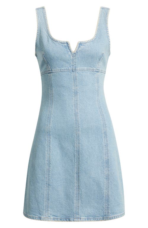 Rails Cove Sleeveless Denim Minidress In Blue