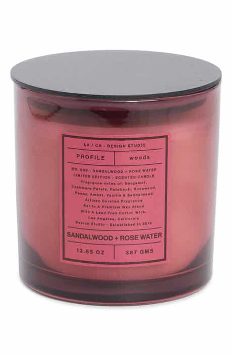 PORTOFINO CANDLES Sandalwood & Rose Water Jar Candle
