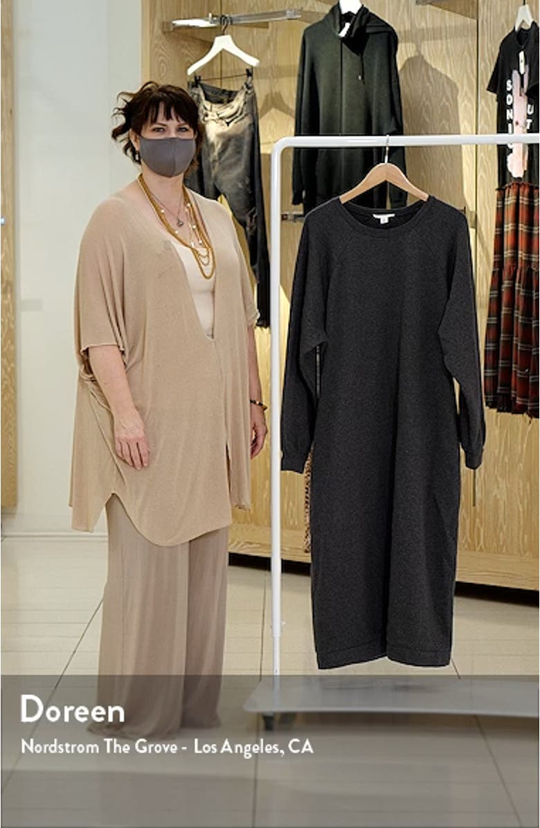 Sweatshirt Midi Dress, sales video thumbnail