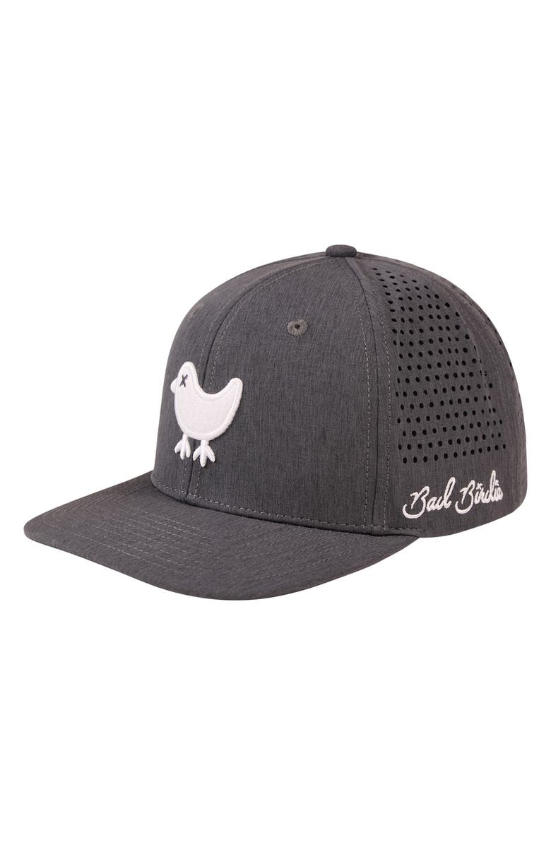 Bad Birdie Birdie Logo Baseball Cap, Alternate, color, Dark Heather