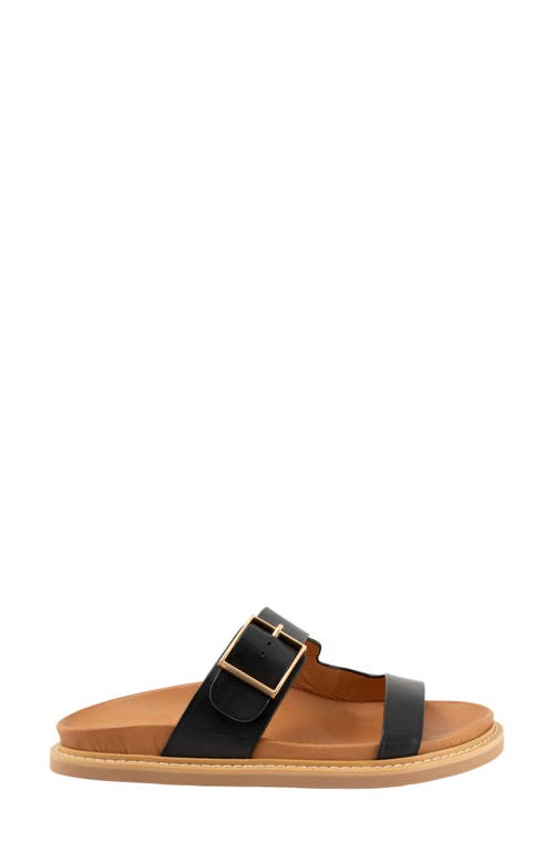 Eos Footwear Dedra Two-strap Sandal In Black