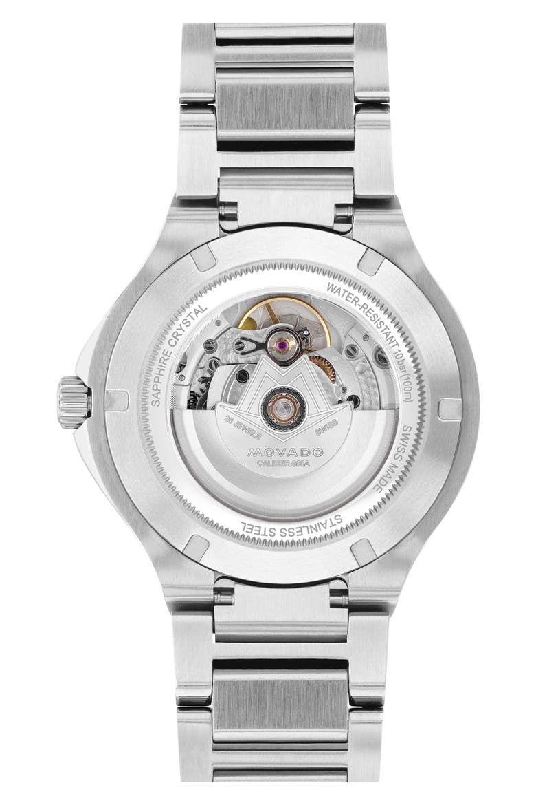 SE Automatic Bracelet Watch, 33mm, Alternate, color, SILVER/ GREY