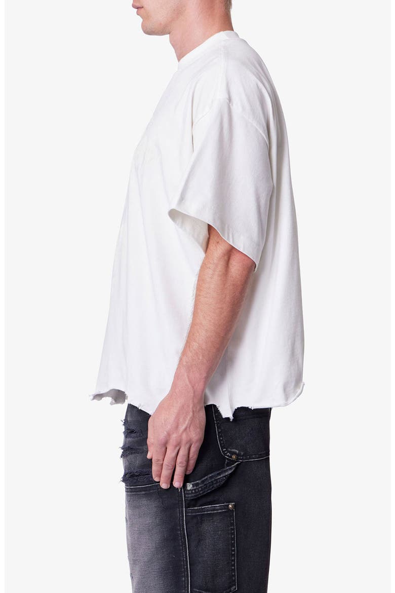 Moth Eaten Crop T-Shirt, Alternate, color, WHITE
