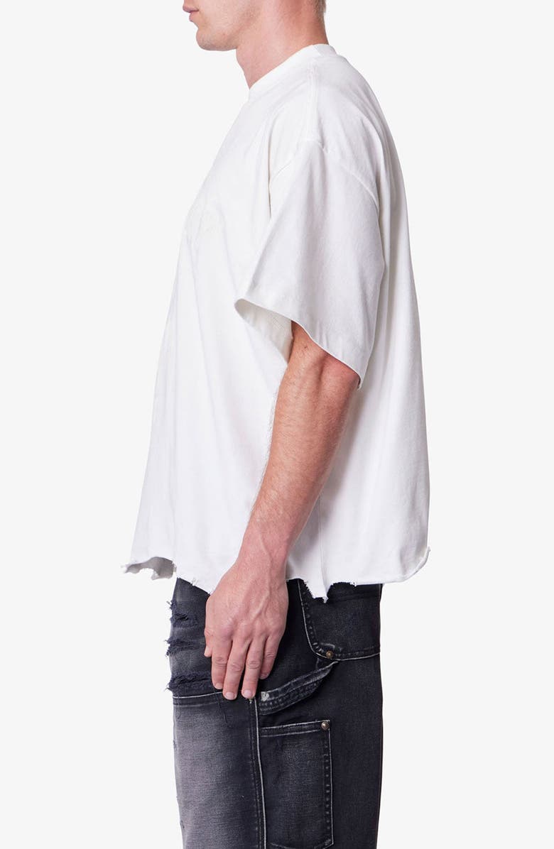 mnml Moth Eaten Crop T-Shirt, Alternate, color, 