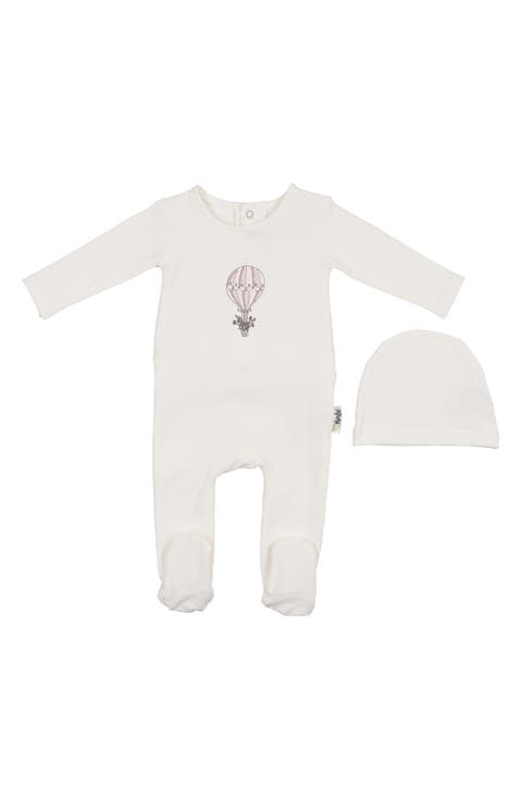 Hot Air Balloon Footie & Hat Set (Baby)