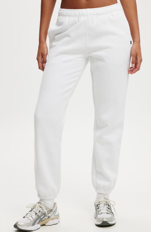 Cotton On Body Plush Essential Gym Sweatpant In White