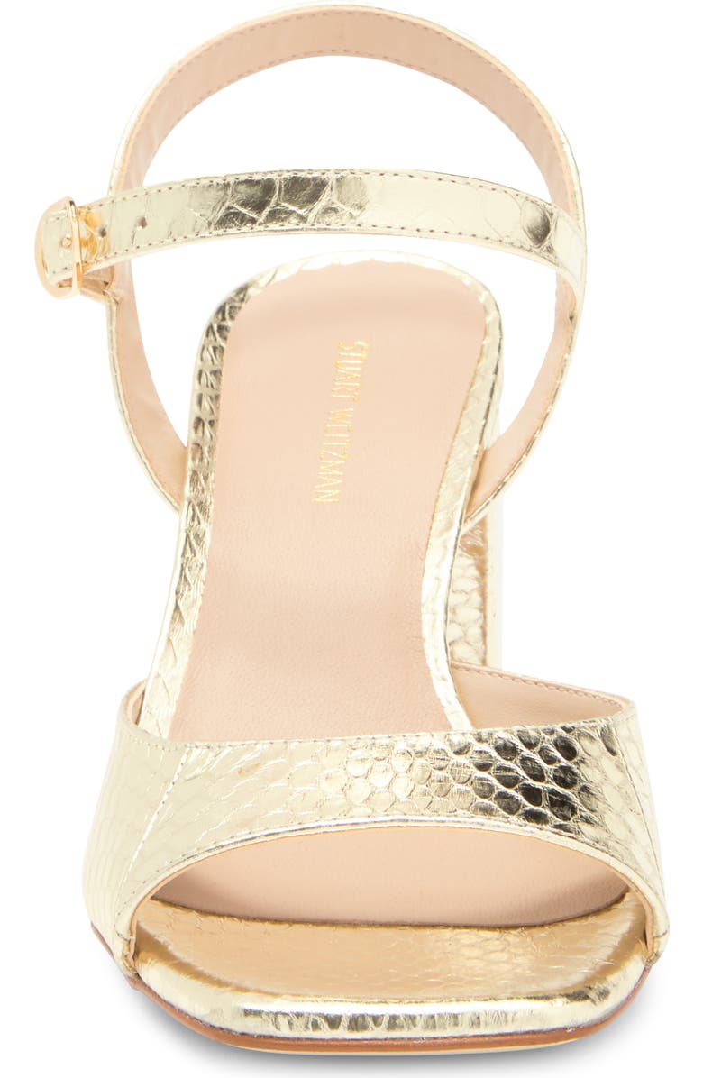 Stuart Weitzman Tia Sandal, Alternate, color, Platino
