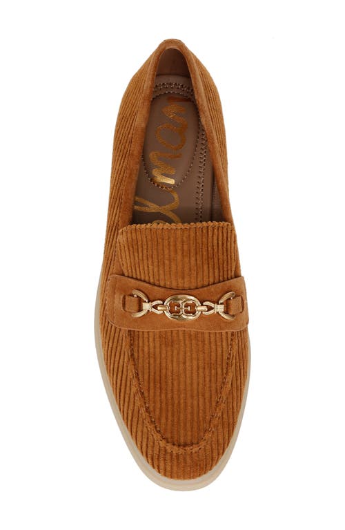 Sam Edelman Kyana Bit Loafer Harvest Brown Corduroy