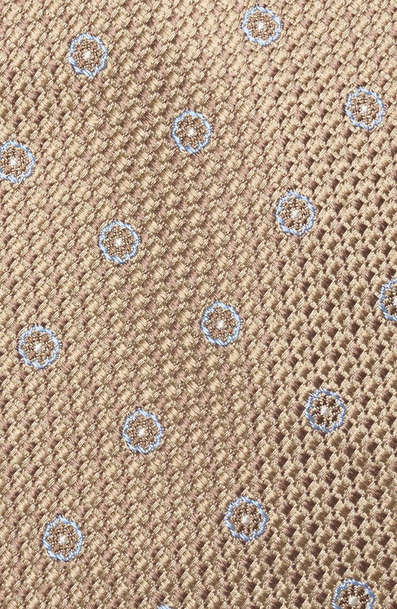 Nordstrom Barbaro Neat Silk Tie, Alternate, color, Taupe