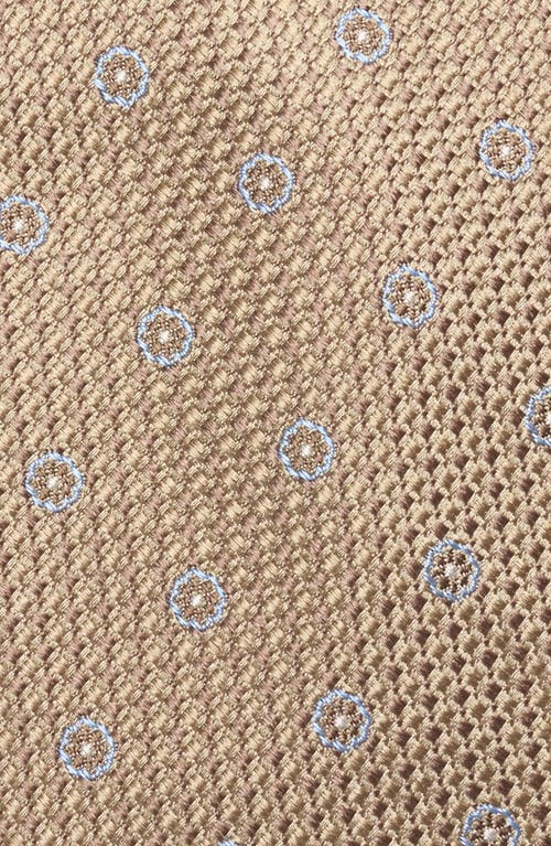 Nordstrom Barbaro Neat Silk Tie In Brown