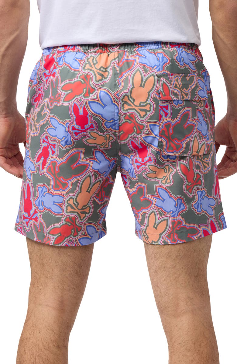 Psycho Bunny Jackson Swim Trunks, Alternate, color,