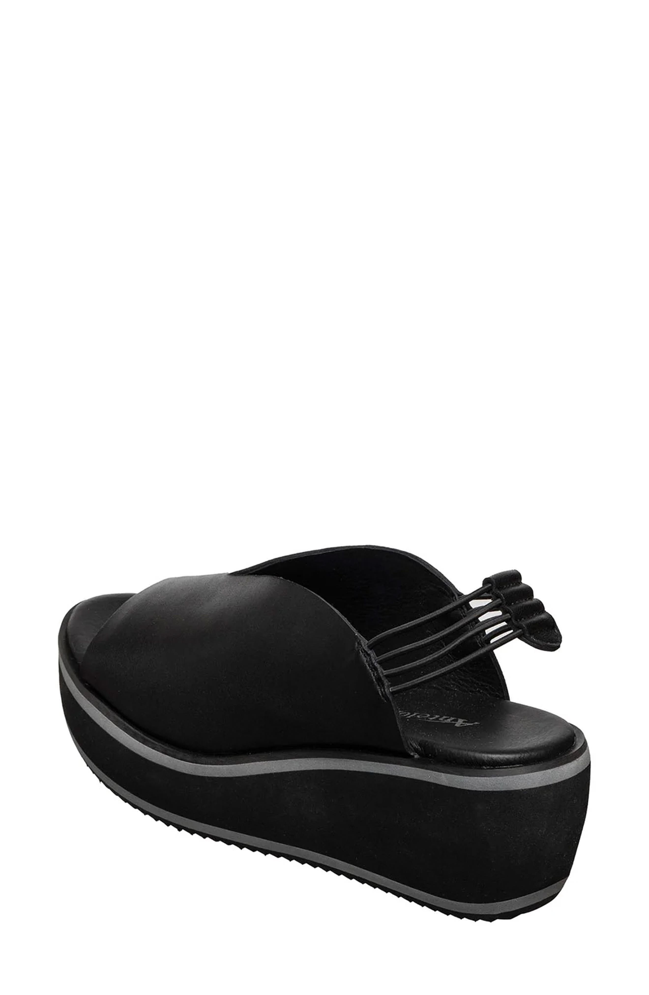 ANTELOPE Fiana Slingback Wedge Sandal, Alternate, color, Black