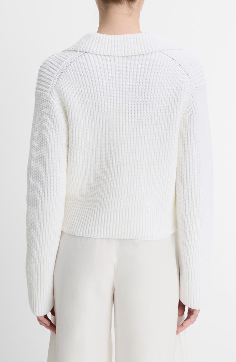 Vince Double Breasted Sweater Jacket, Alternate, color, Optic White