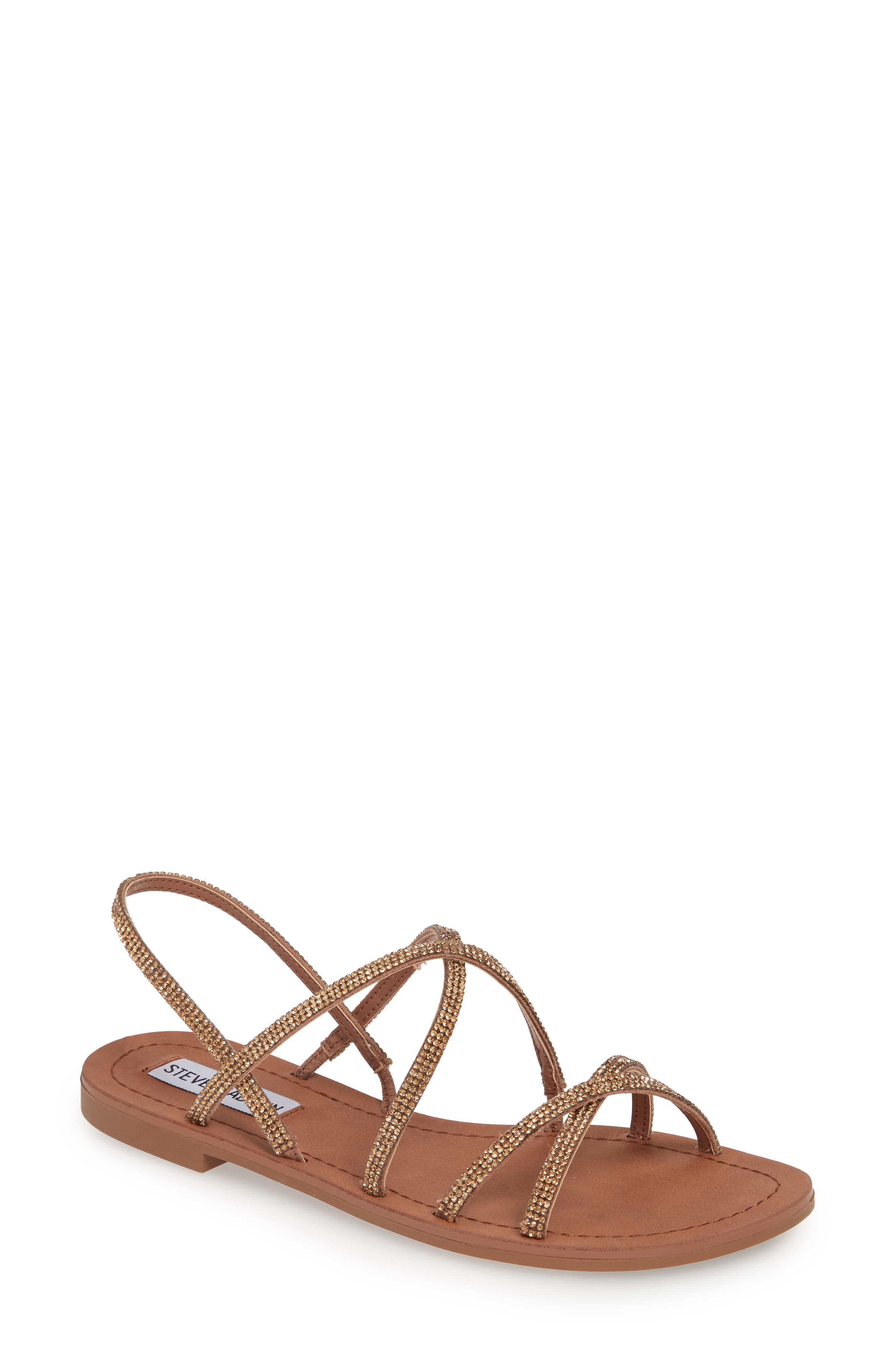 Steve Madden Rita Embellished Strappy Sandal, Main, color, 