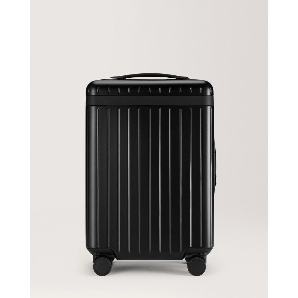 Carl Friedrik The Carry-on Zipped Suitcase In Black/black