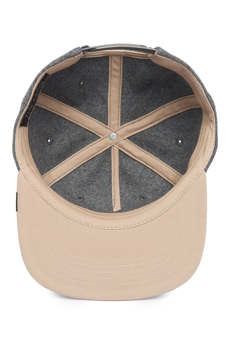 Flock Mountain Patch Trucker Hat, Alternate, color, GREY HEATHER