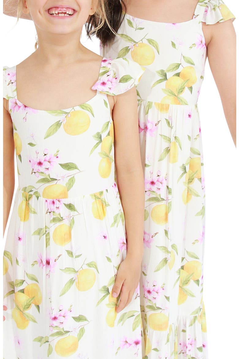 Sunset Sakura Maxi Dress, Alternate, color, Sakura Orchard