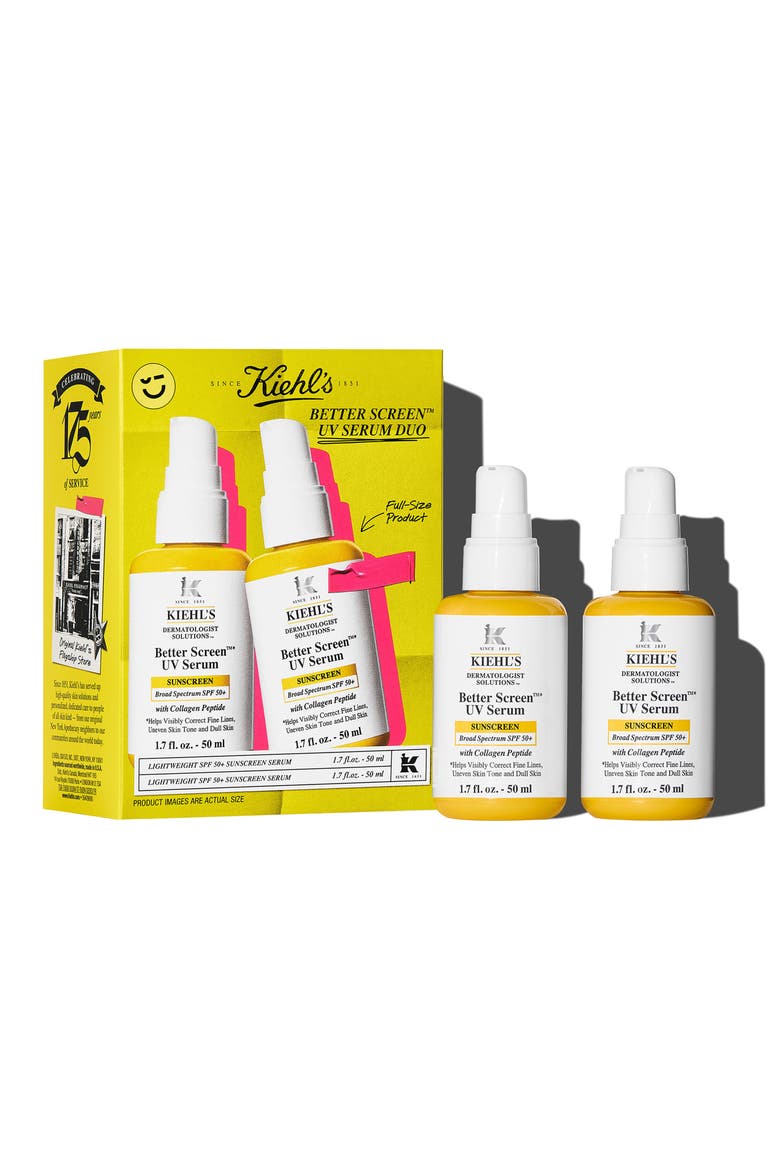Better Screen UV Serum with Broad Spectrum SPF 50+ Duo $90 Value, Main, color, NO COLOR