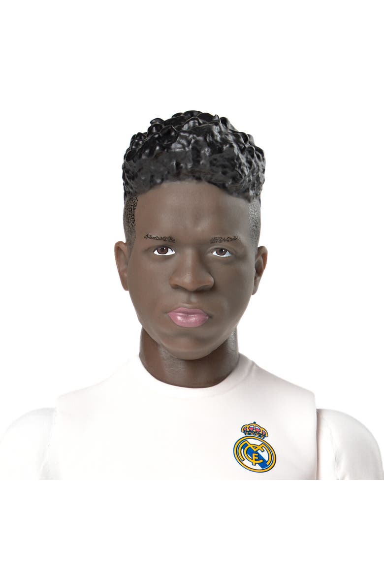 SOCKERS Real Madrid CF Vinicius Junior 8" Collectible Soccer Action Figure, Alternate, color, White