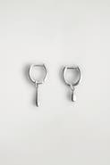 COS Mismatched Teardrop Hoop Earrings