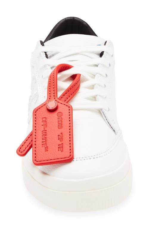 Off-white New Low Vulcanized Calf Leather Sneaker In White