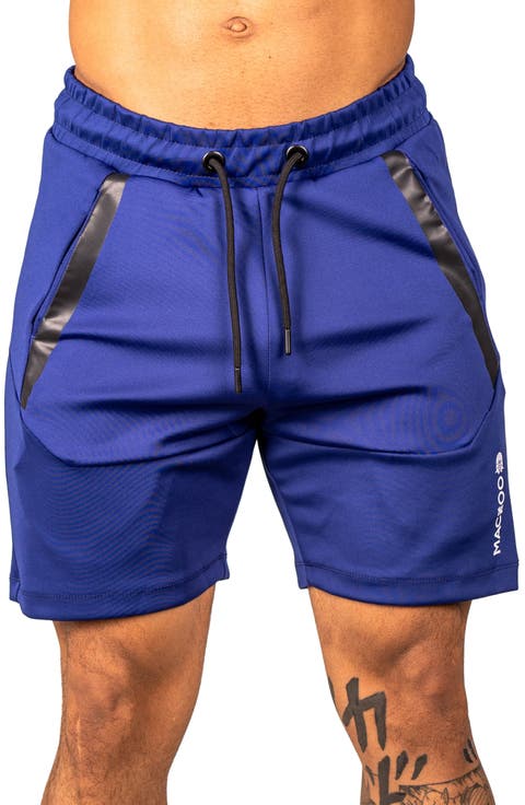 Shield Blue Drawstring Shorts