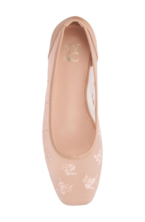 New York And Company Elisabette Mesh Flat In Beige