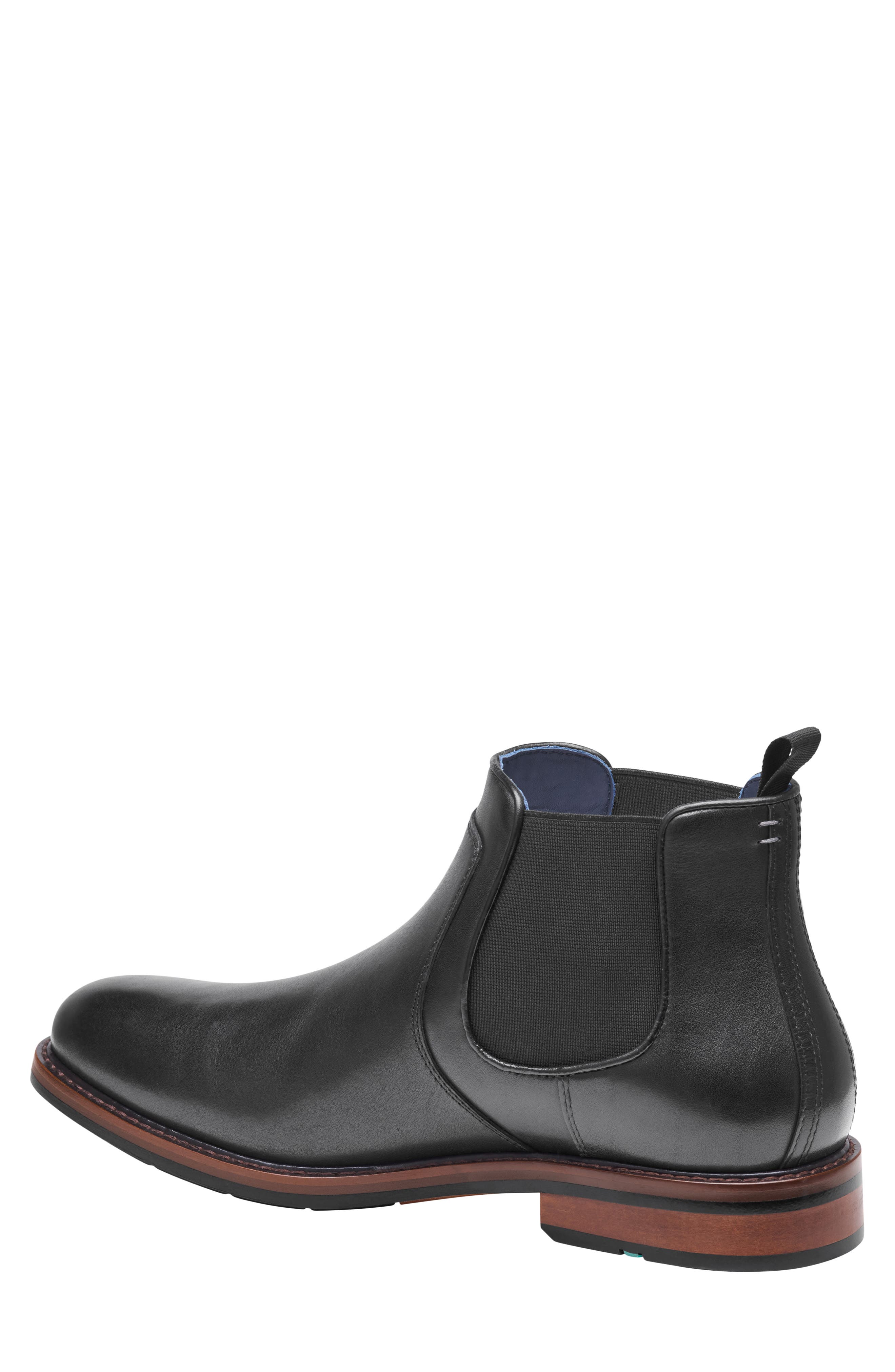 XC Flex Daylen Chelsea Boot, Alternate, color, BLACK HAND-FINISHED FULL GRAIN