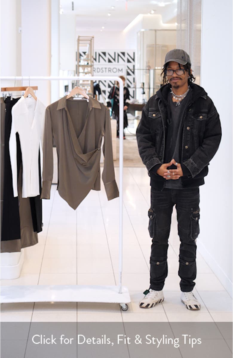 Relax Faux Wrap Shirt, sales video thumbnail