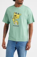 MARKET Yellow Panther Graphic T-Shirt