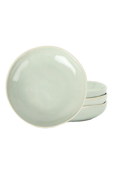 Mirella Stoneware 4-Piece Pasta Bowl Set